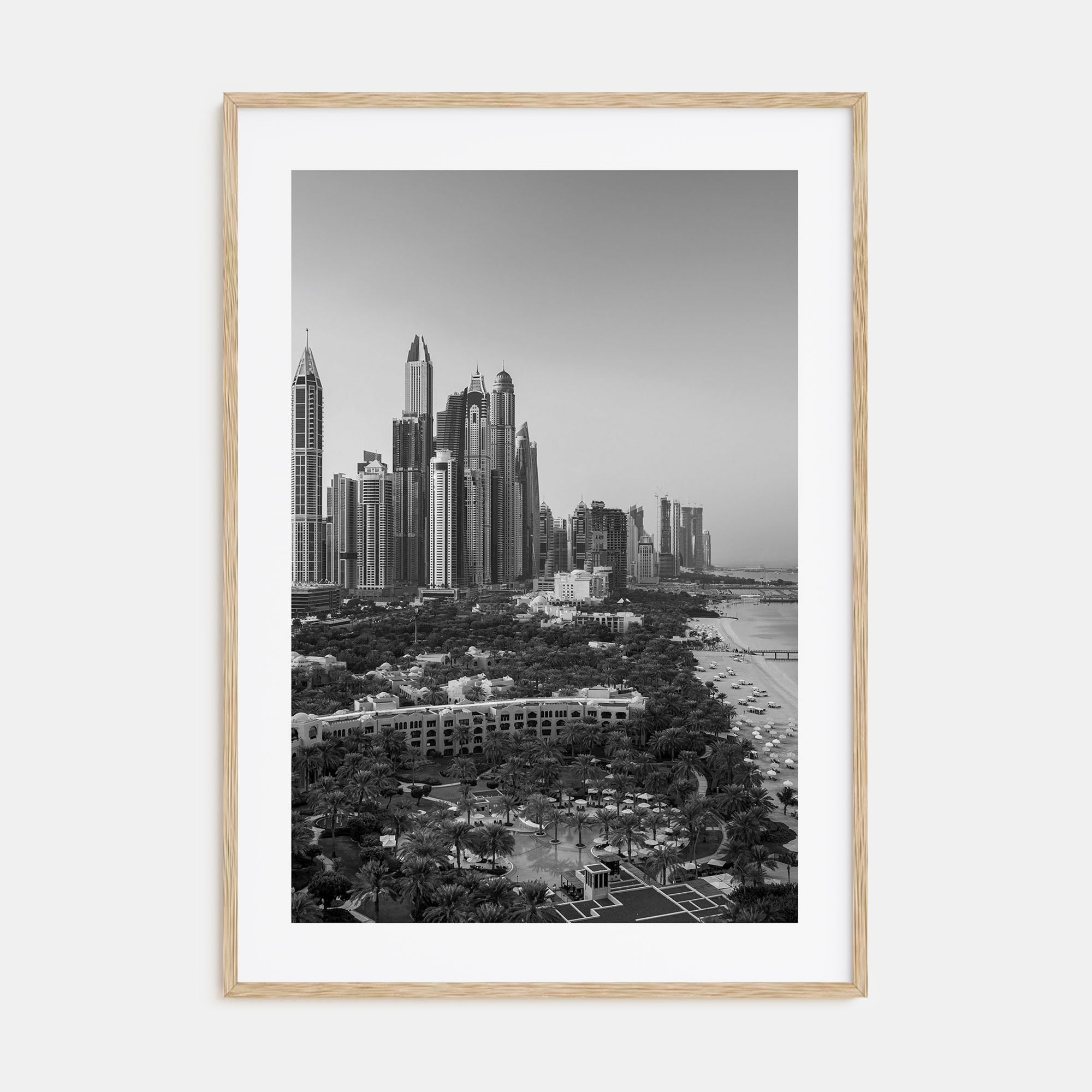 Dubai Photo B&W No 1 Poster