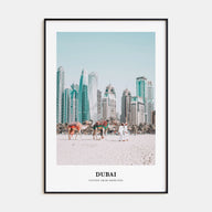 Dubai Portrait Color Poster