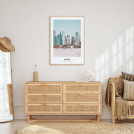 Dubai Portrait Color Poster