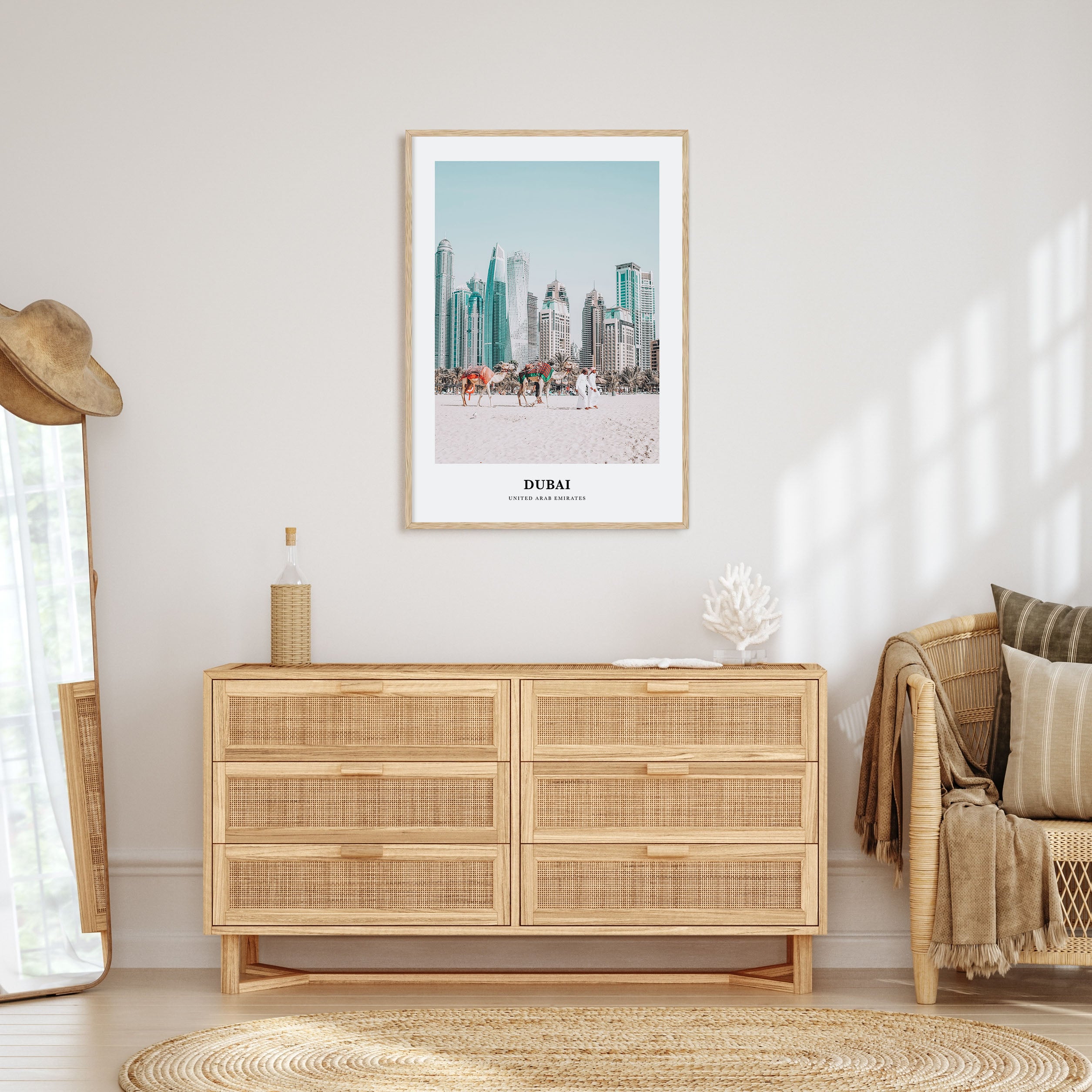 Dubai Portrait Color Poster