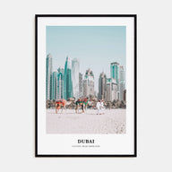 Dubai Portrait Color Poster