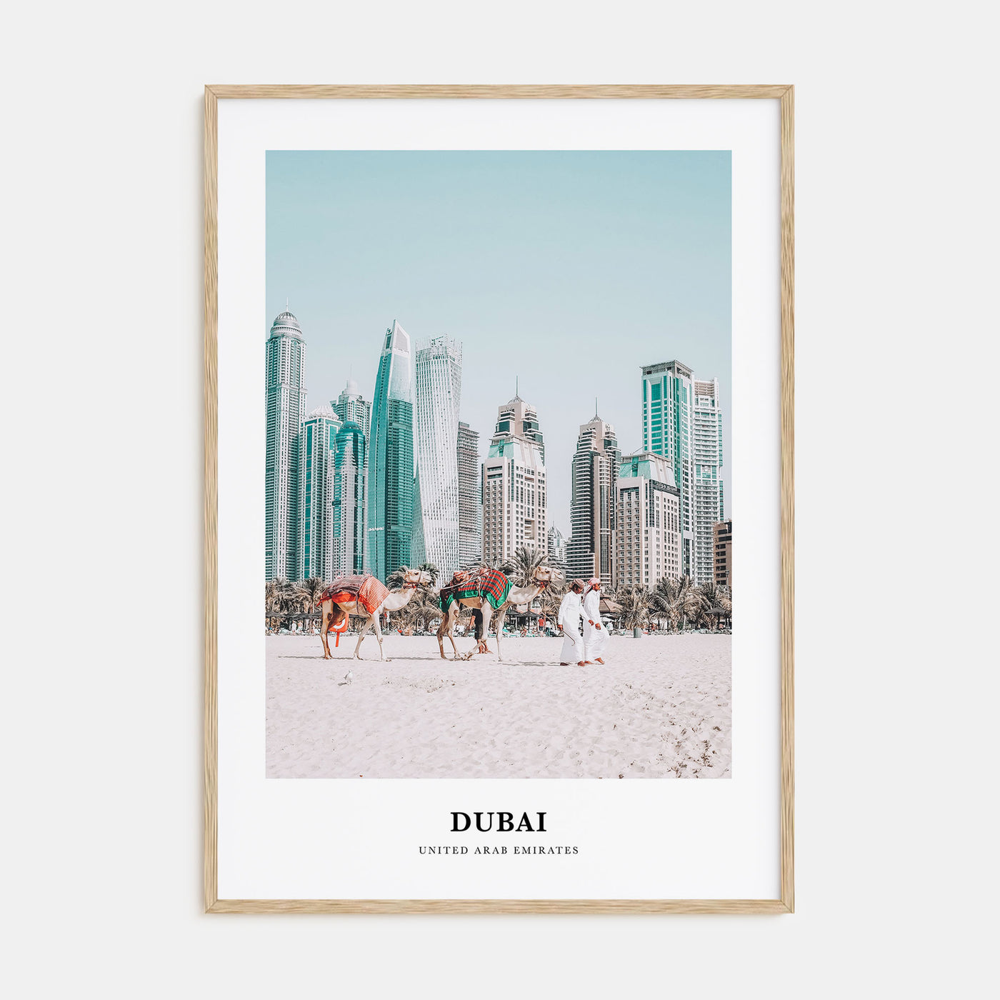 Dubai Portrait Color Poster
