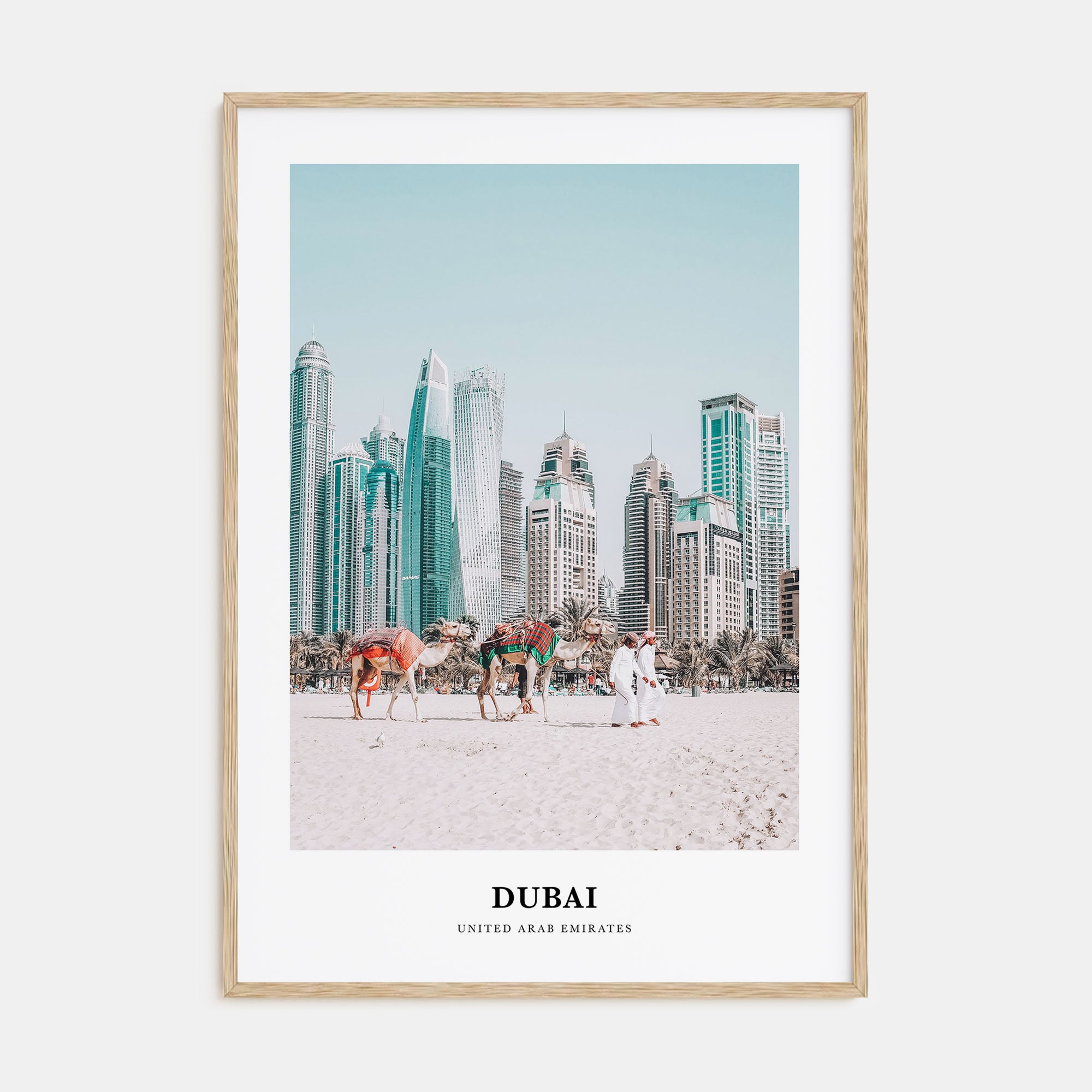 Dubai Portrait Color Poster