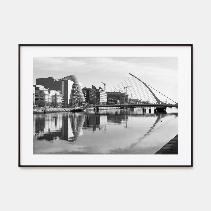 Dublin Landscape B&W Poster