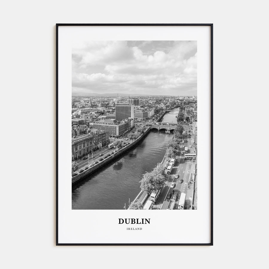 Dublin Portrait B&W No 1 Poster