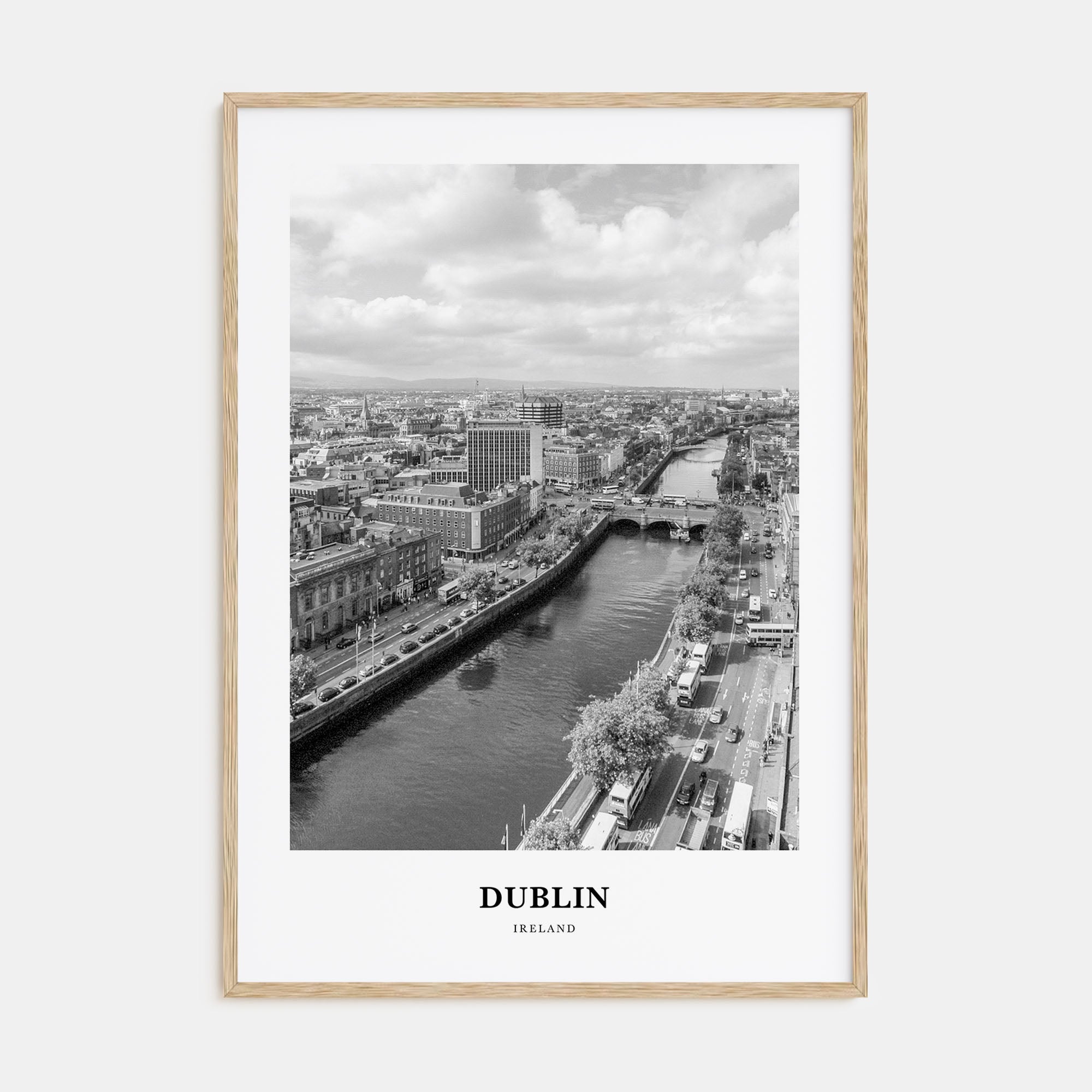Dublin Portrait B&W No 1 Poster