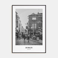 Dublin Portrait B&W No 3 Poster