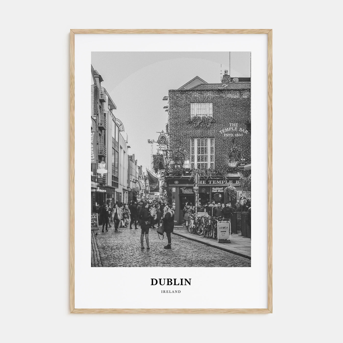 Dublin Portrait B&W No 3 Poster