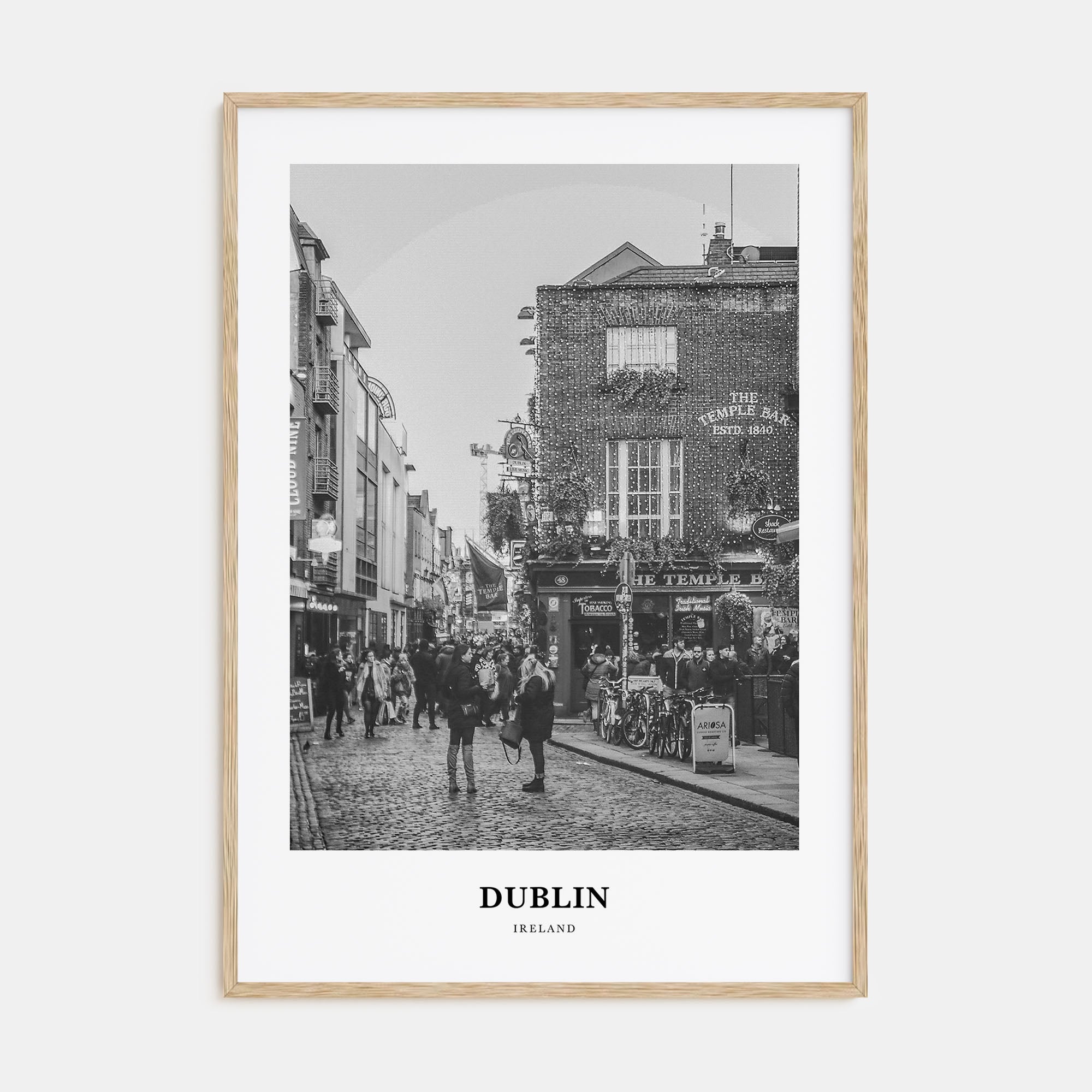 Dublin Portrait B&W No 3 Poster