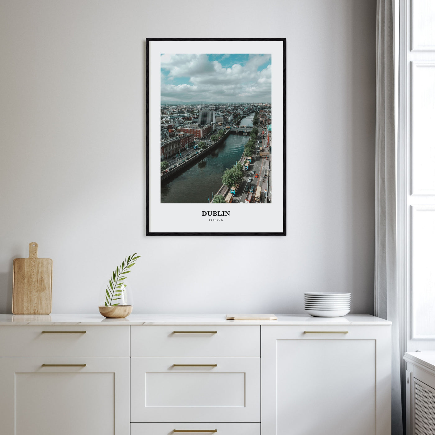 Dublin Portrait Color Poster