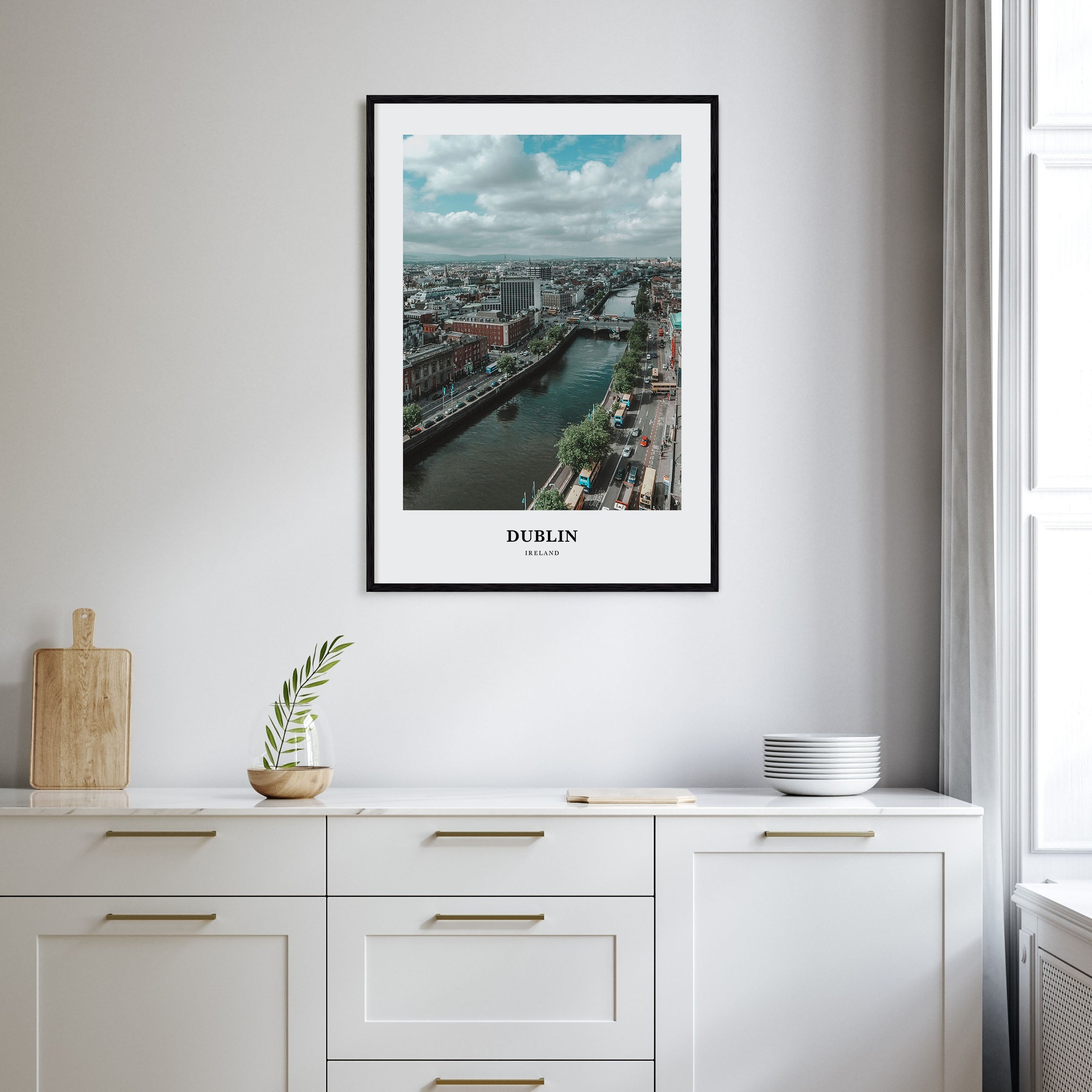 Dublin Portrait Color Poster