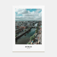 Dublin Portrait Color Poster