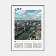Dublin Travel Color Poster