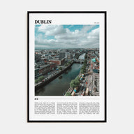 Dublin Travel Color Poster