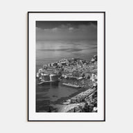 Dubrovnik Photo B&W Poster