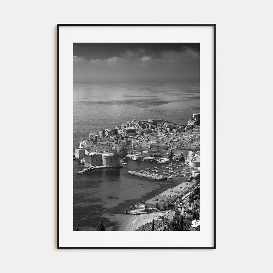 Dubrovnik Photo B&W Poster