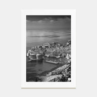 Dubrovnik Photo B&W Poster