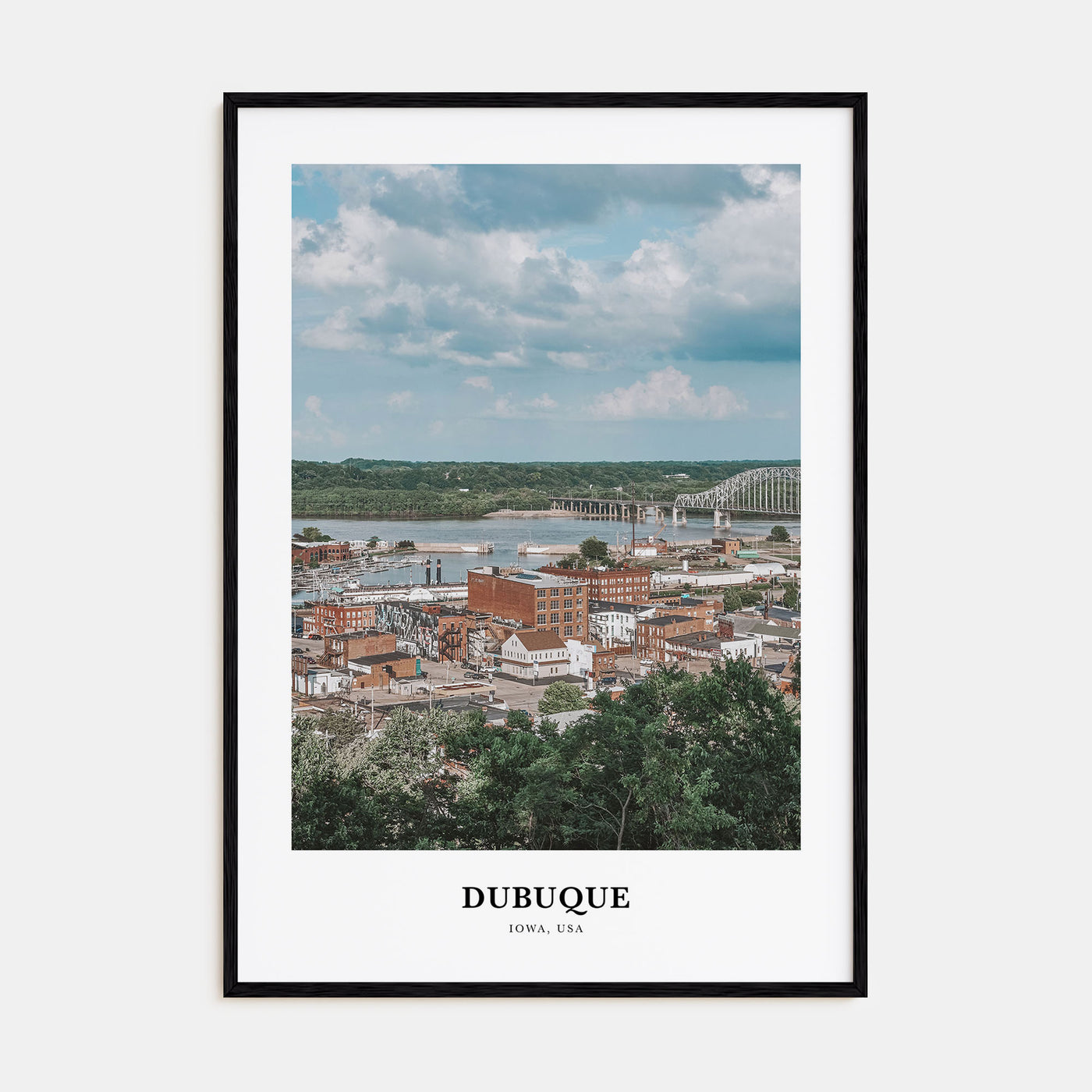 Dubuque Portrait Color Poster