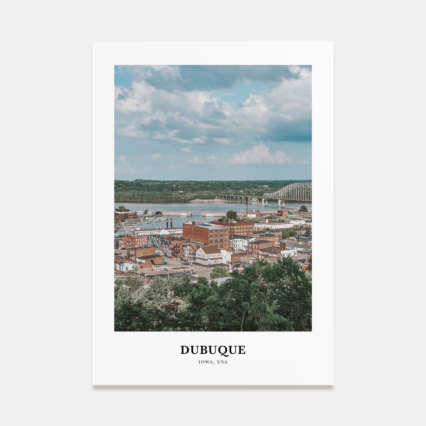 Dubuque Portrait Color Poster