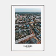 Duisburg Portrait Color Poster