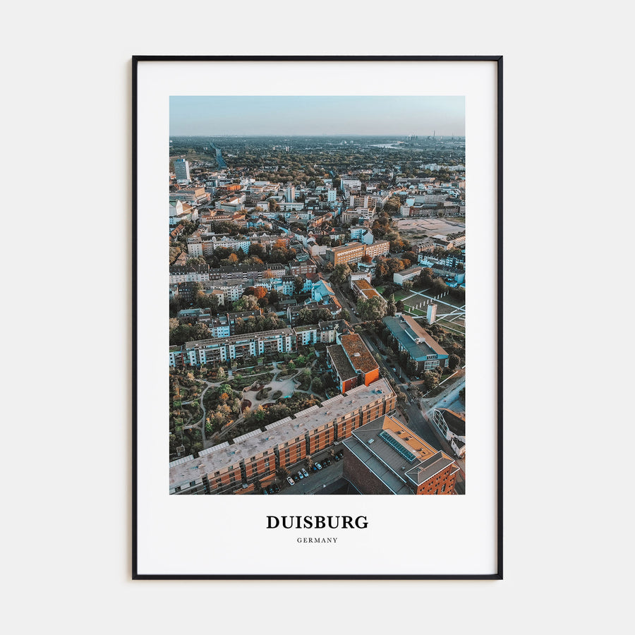 Duisburg Portrait Color Poster