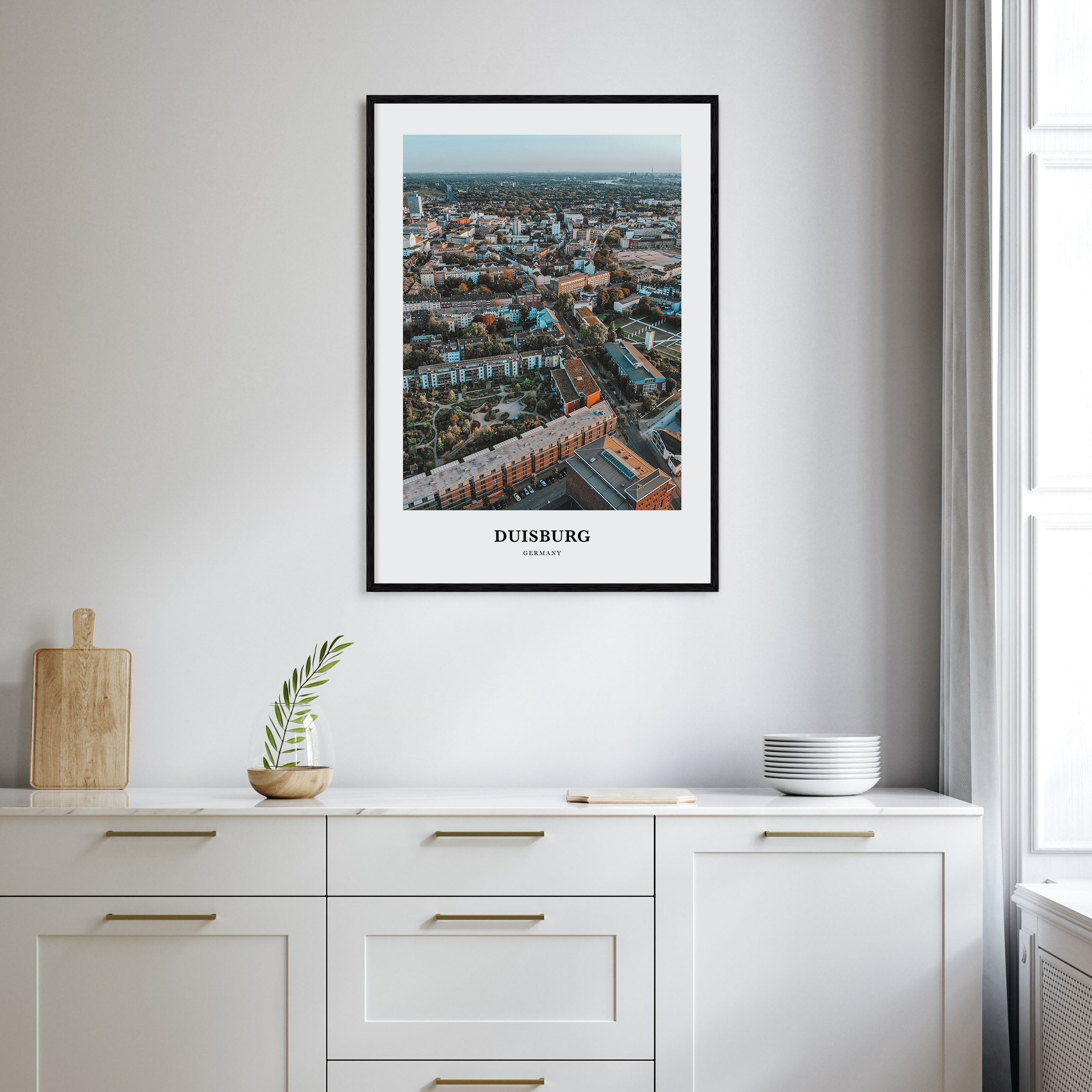 Duisburg Portrait Color Poster