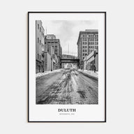Duluth Portrait B&W Poster