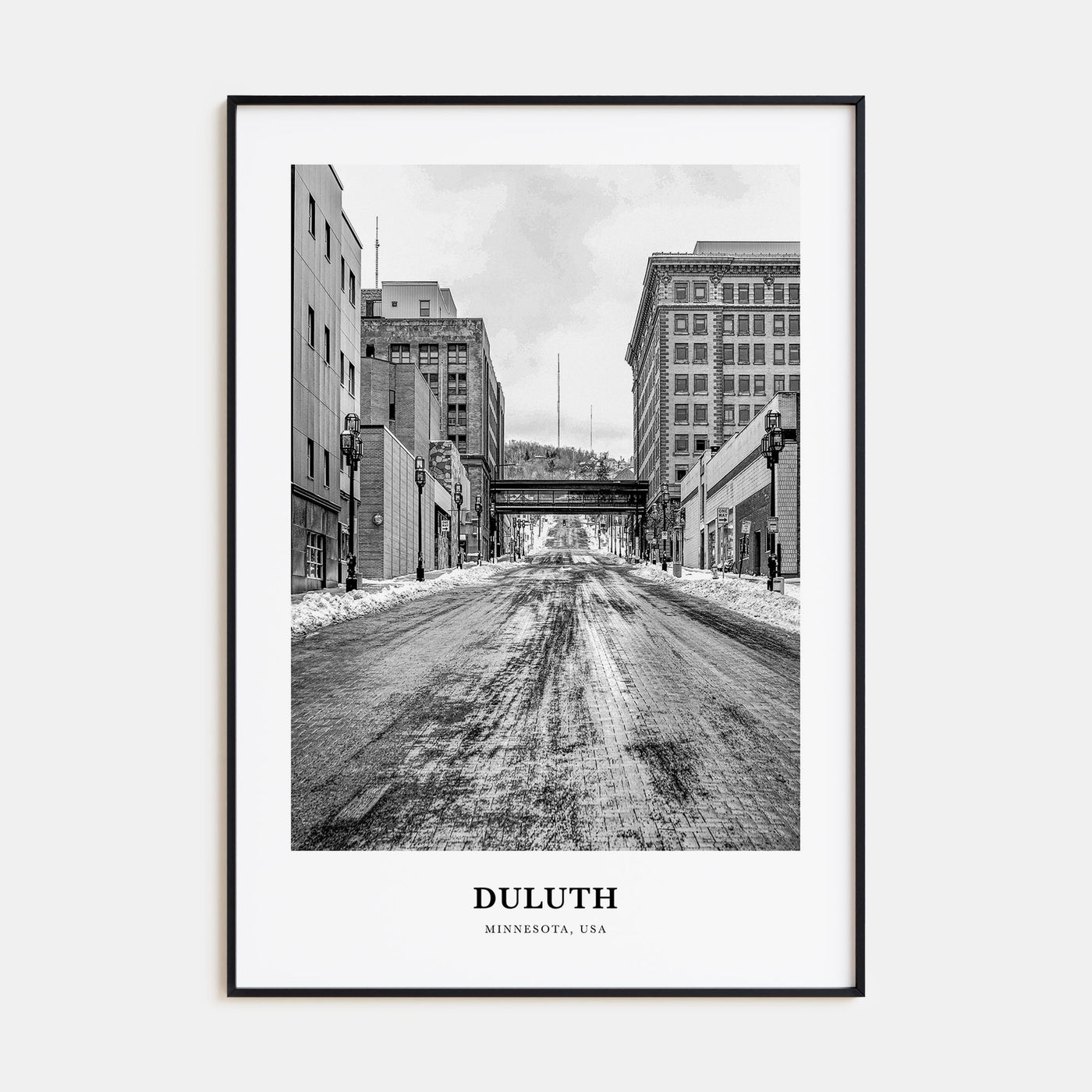 Duluth Portrait B&W Poster