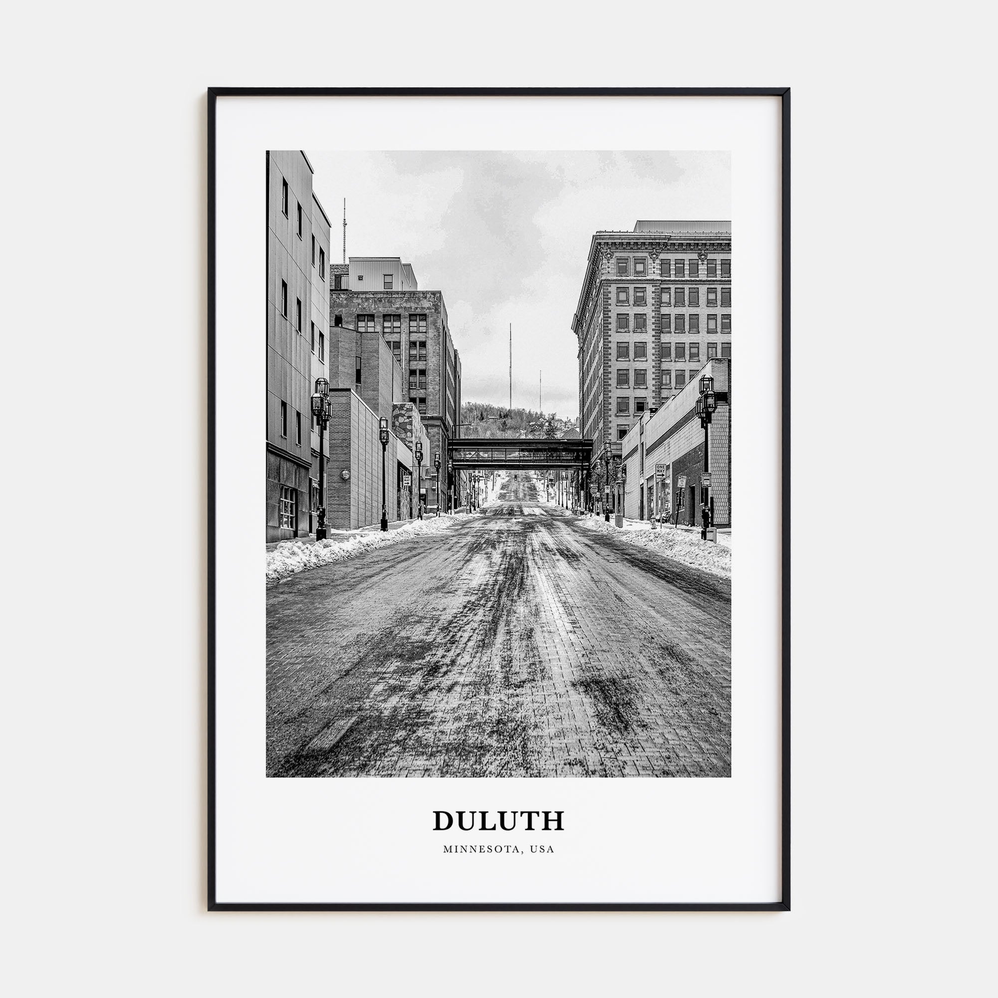 Duluth Portrait B&W Poster