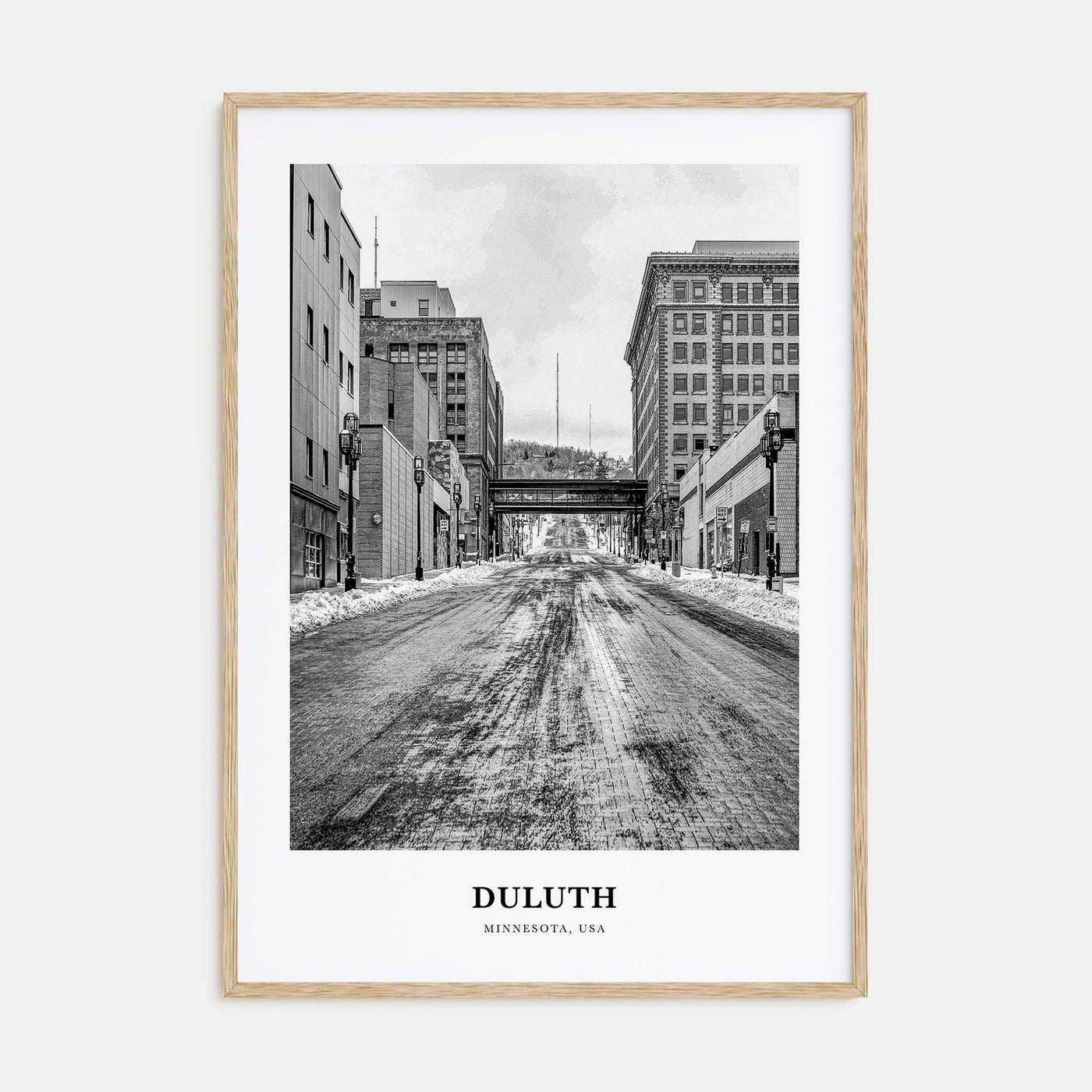 Duluth Portrait B&W Poster