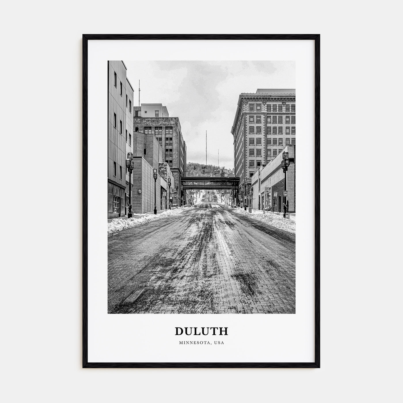 Duluth Portrait B&W Poster