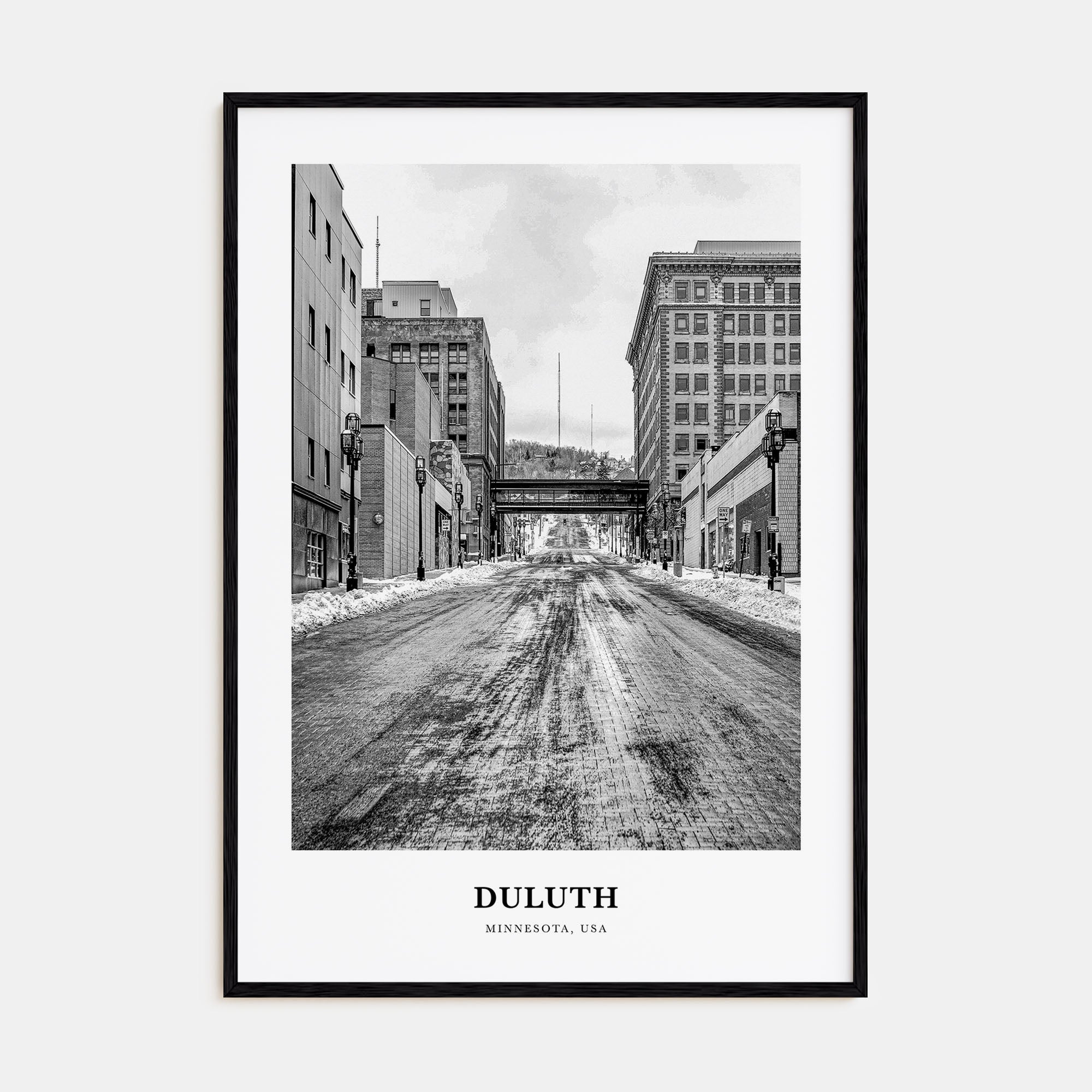 Duluth Portrait B&W Poster