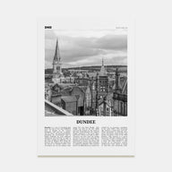 Dundee Travel B&W Poster