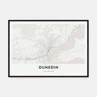 Dunedin Map Landscape Poster