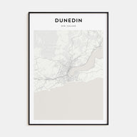 Dunedin Map Portrait Poster