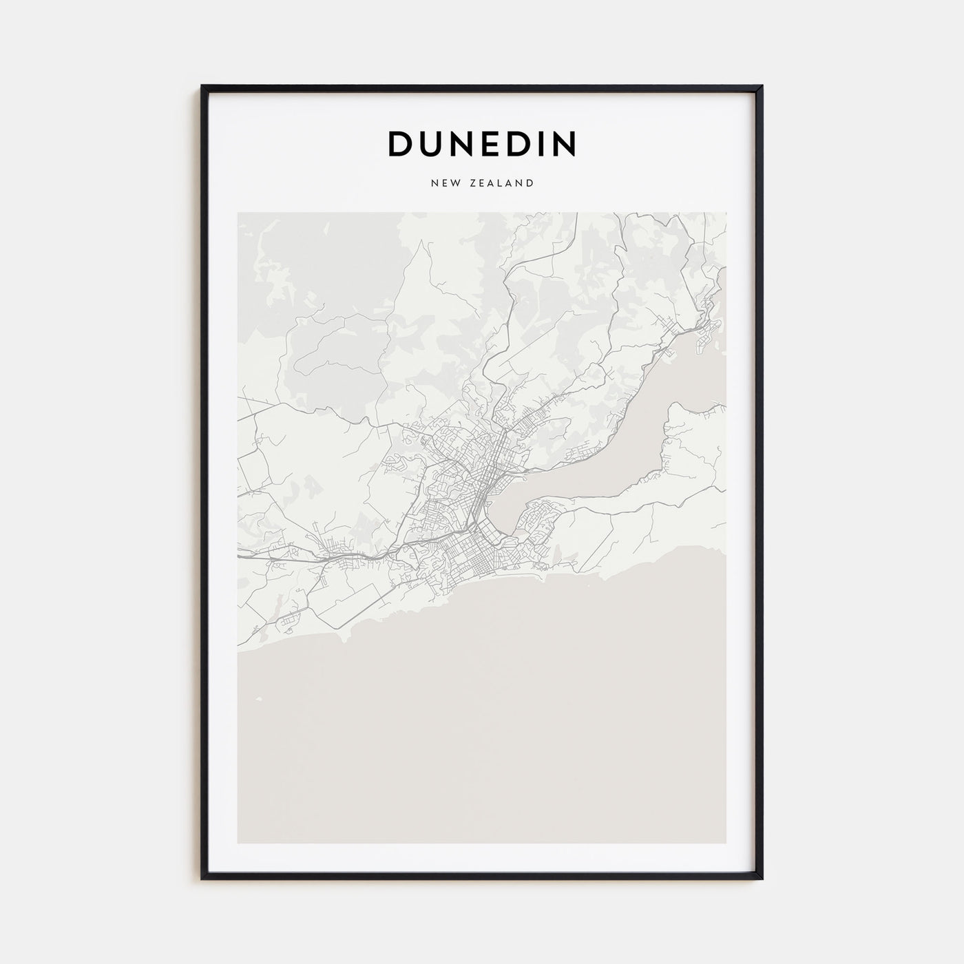 Dunedin Map Portrait Poster