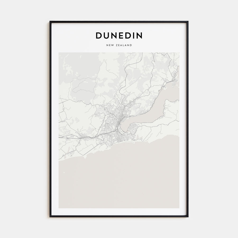 Dunedin Map Portrait Poster