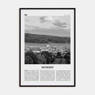 Dunedin Travel B&W Poster