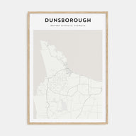 Dunsborough Map Portrait Poster
