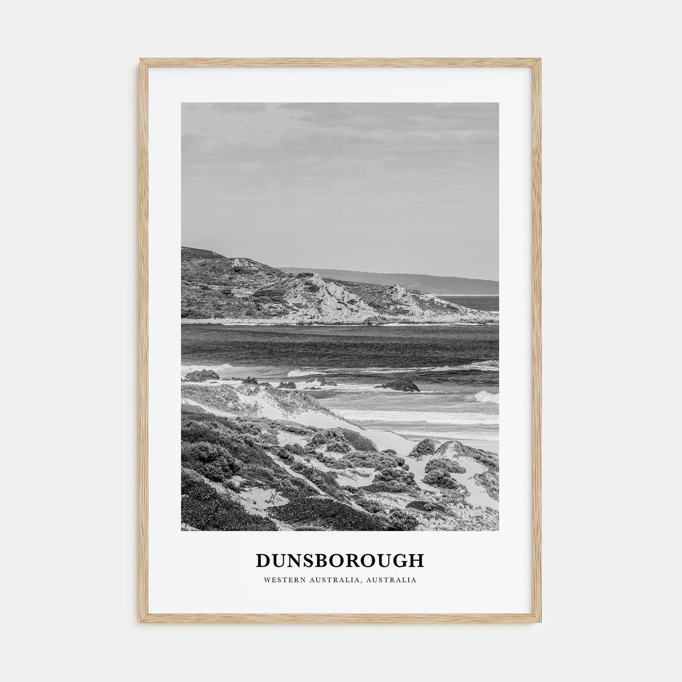 Dunsborough Portrait B&W Poster