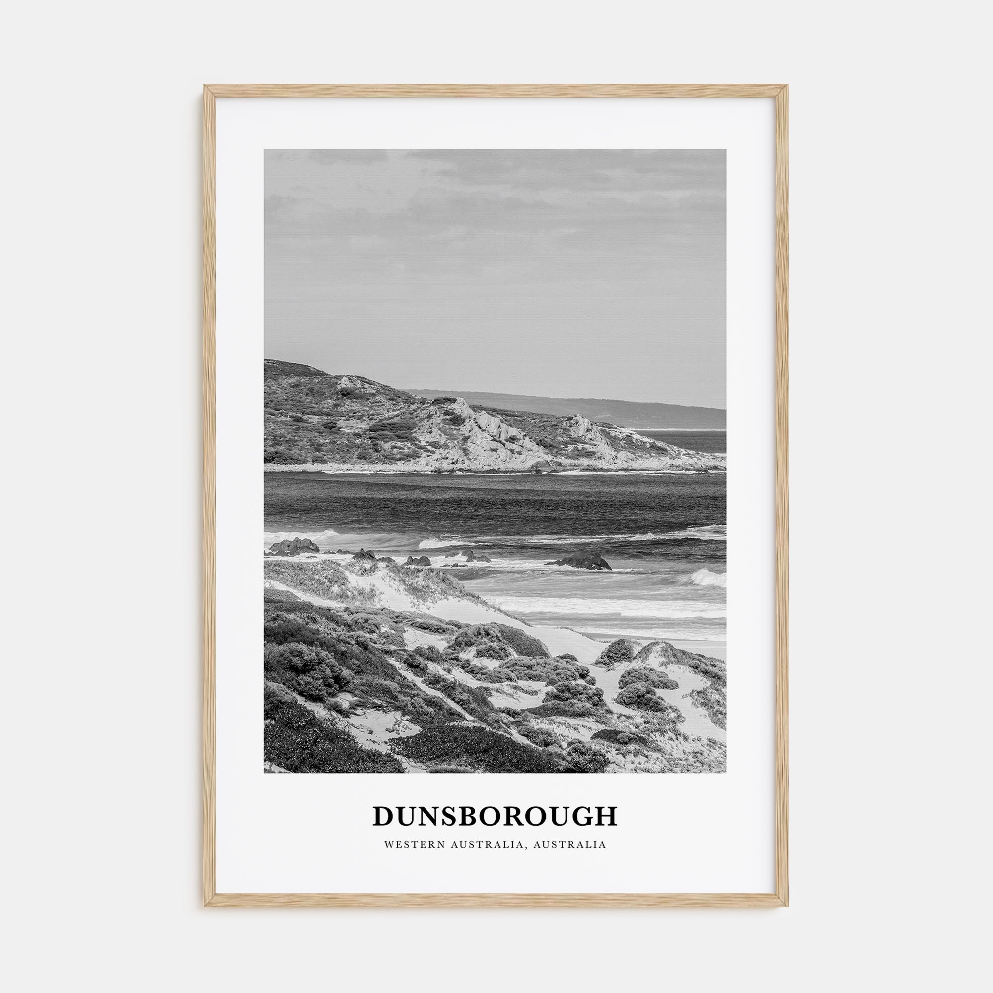 Dunsborough Portrait B&W Poster
