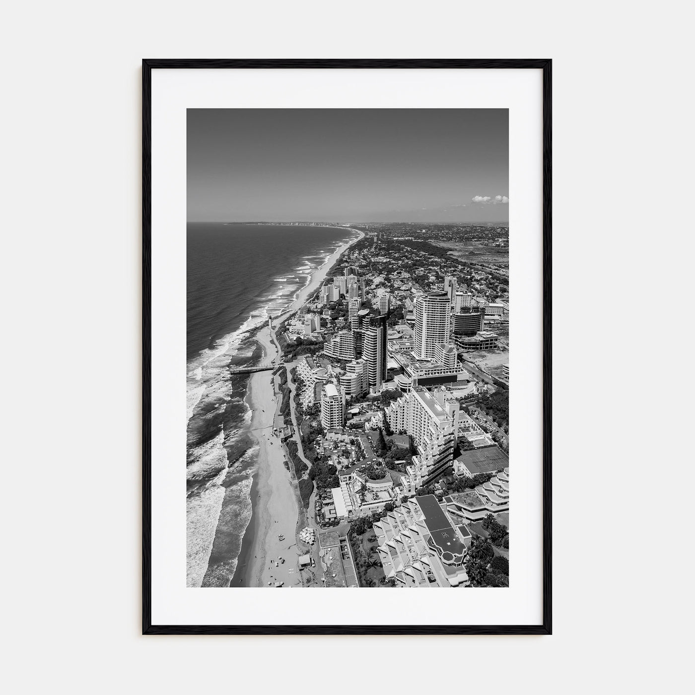 Durban Photo B&W Poster