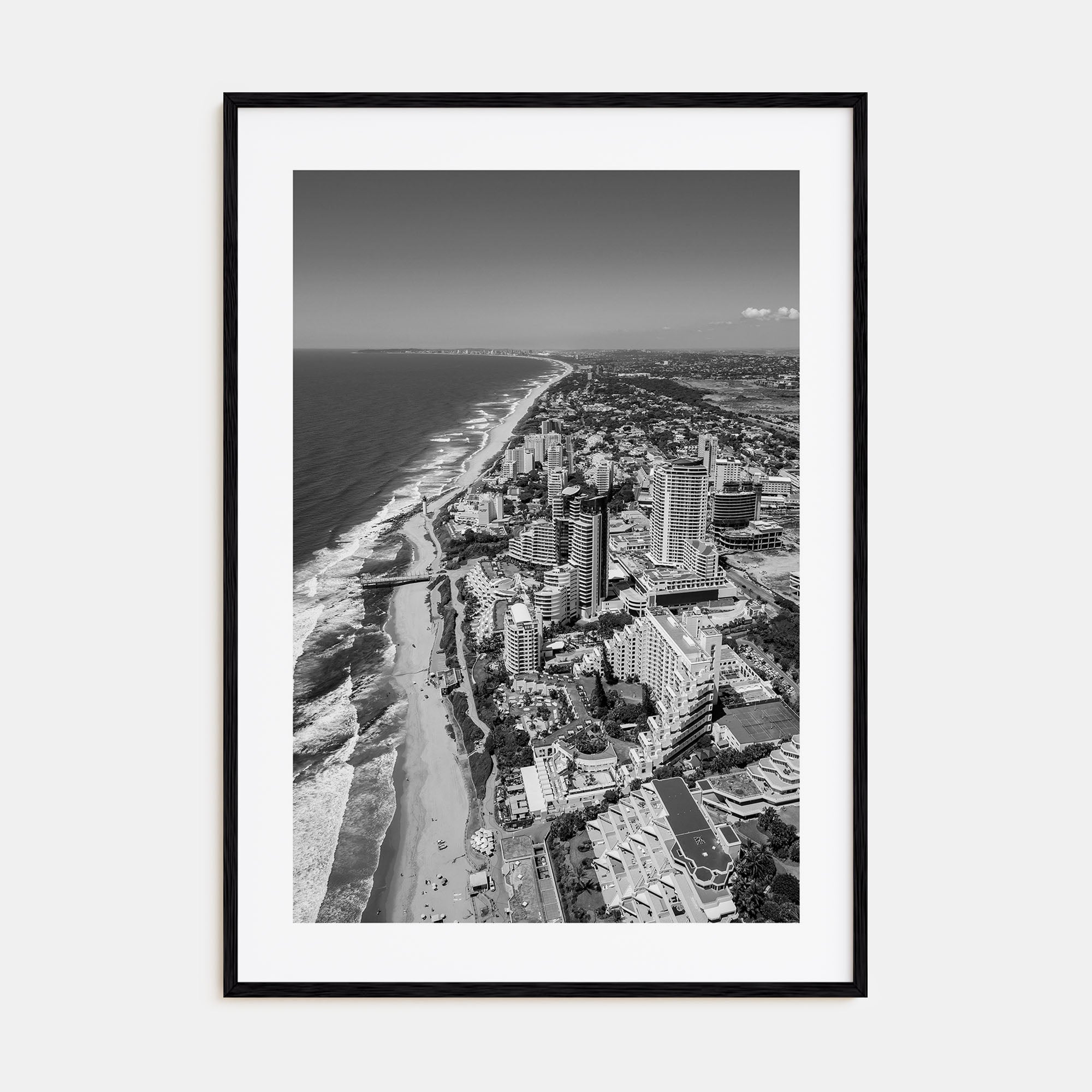 Durban Photo B&W Poster