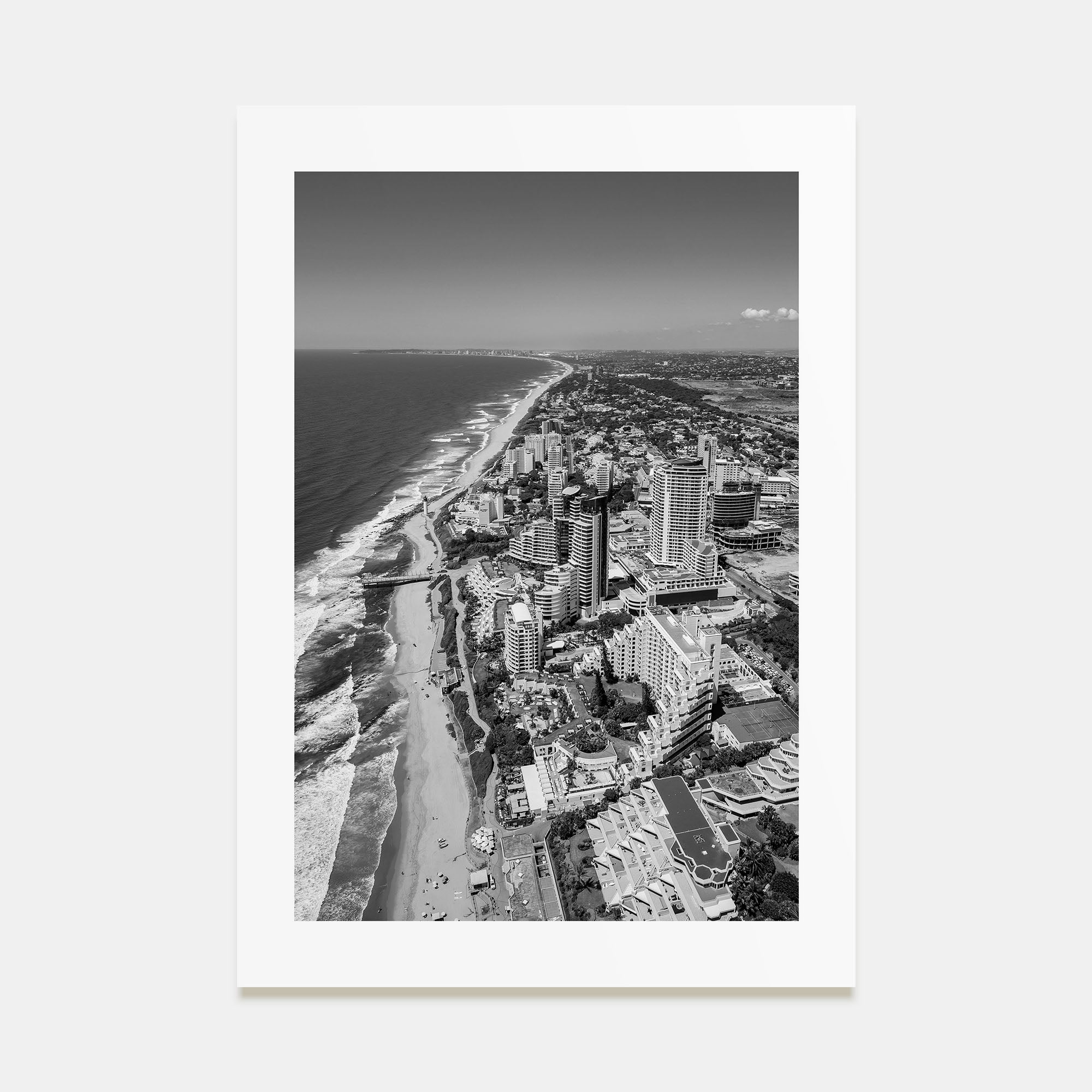 Durban Photo B&W Poster