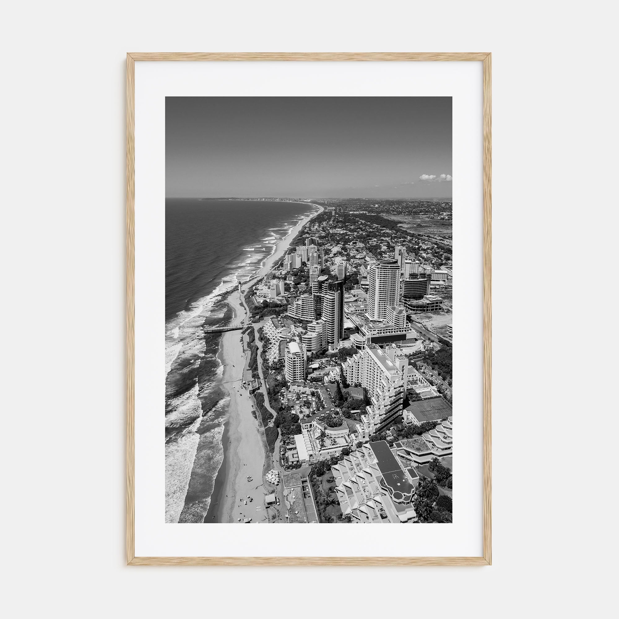 Durban Photo B&W Poster