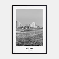 Durban Portrait B&W Poster