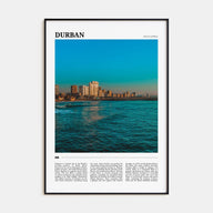 Durban Travel Color Poster