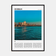 Durban Travel Color Poster