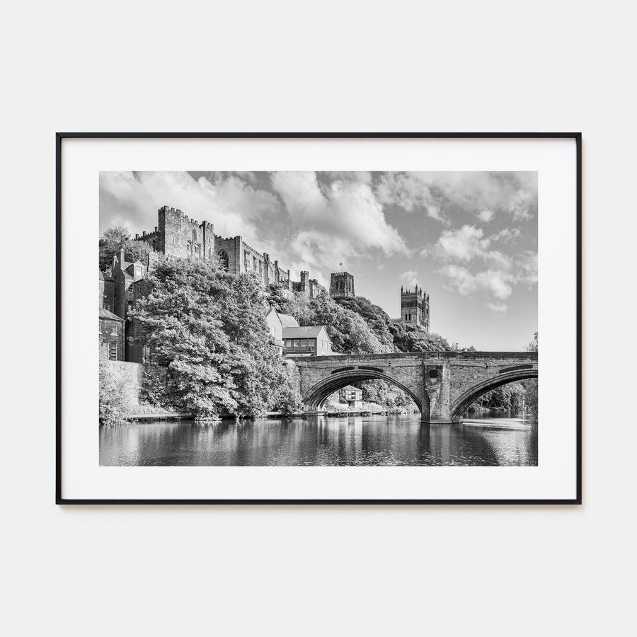 Durham, England Landscape B&W Poster