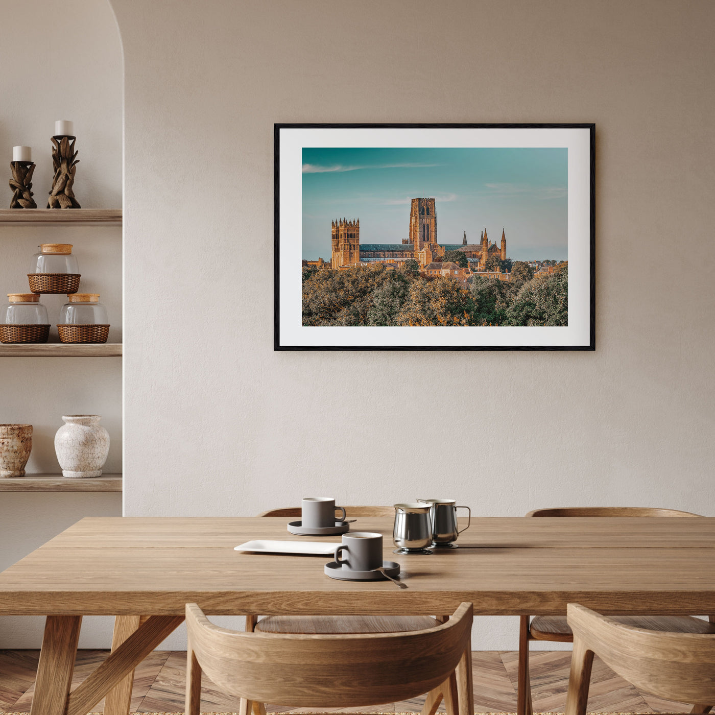 Durham, England Landscape Color Poster